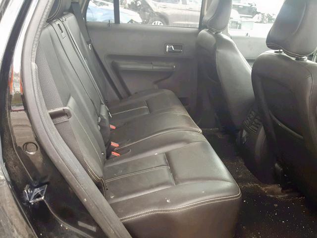 2FMDK48C27BA62408 - 2007 FORD EDGE SEL BLACK photo 6