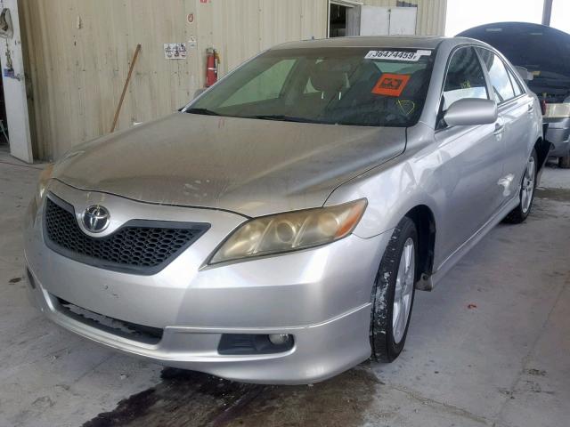 4T1BE46K07U194151 - 2007 TOYOTA CAMRY NEW SILVER photo 2