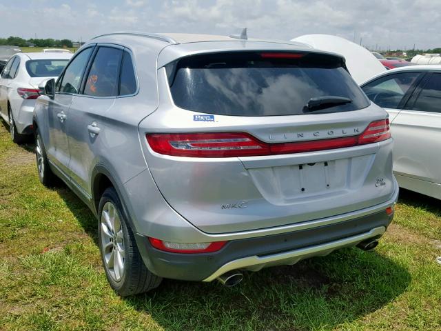 5LMCJ2C94GUJ04826 - 2016 LINCOLN MKC SELECT SILVER photo 3