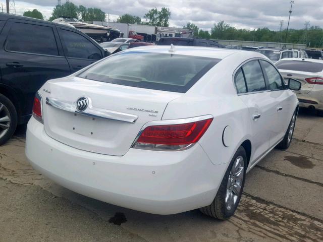 1G4GC5EG9AF148215 - 2010 BUICK LACROSSE C WHITE photo 4