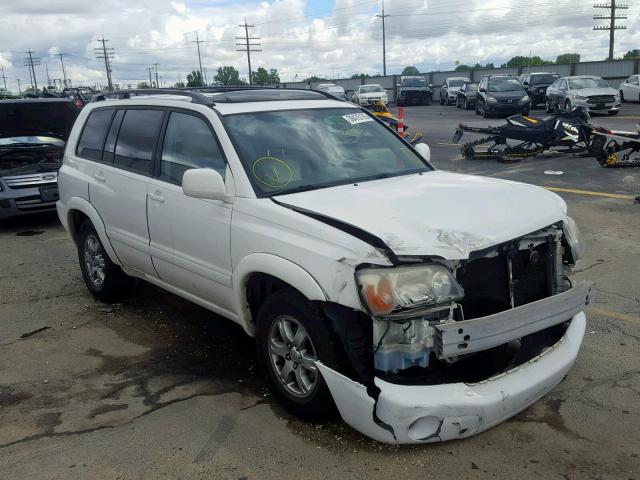 JTEDP21A640009142 - 2004 TOYOTA HIGHLANDER WHITE photo 1