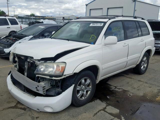 JTEDP21A640009142 - 2004 TOYOTA HIGHLANDER WHITE photo 2