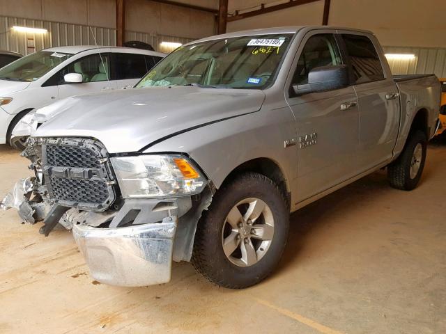 1C6RR6LT0ES146827 - 2014 RAM 1500 SLT SILVER photo 2