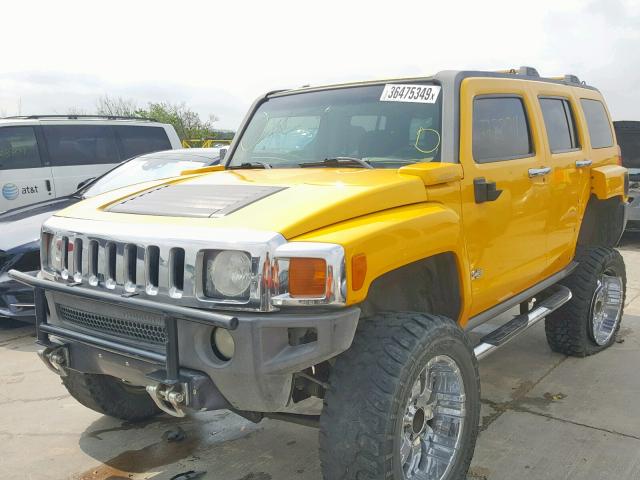 5GTDN136768110040 - 2006 HUMMER H3 YELLOW photo 2