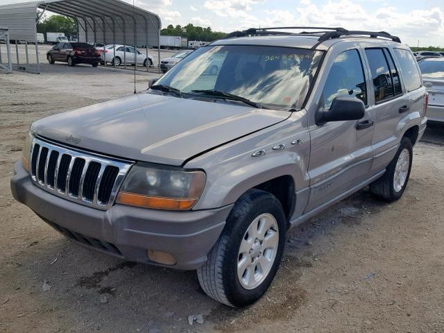 1J4GW48S11C578869 - 2001 JEEP GRAND CHER SILVER photo 2