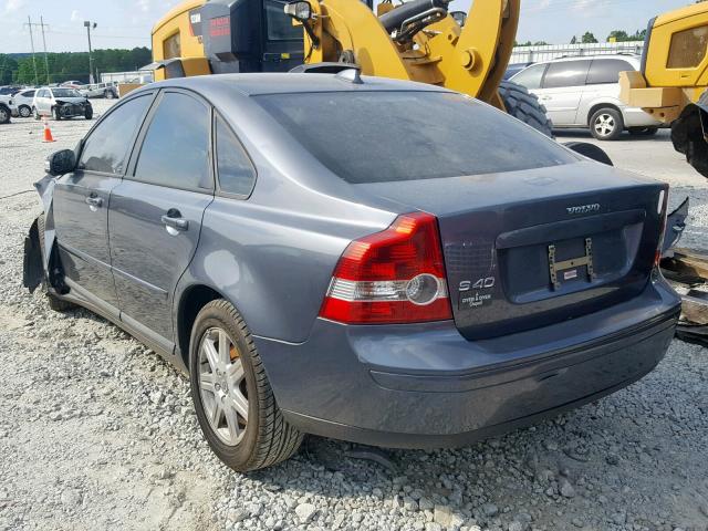 YV1MS382772265770 - 2007 VOLVO S40 2.4I GRAY photo 3