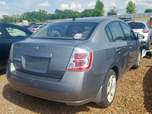 3N1AB61E08L646037 - 2008 NISSAN SENTRA 2.0 SILVER photo 4