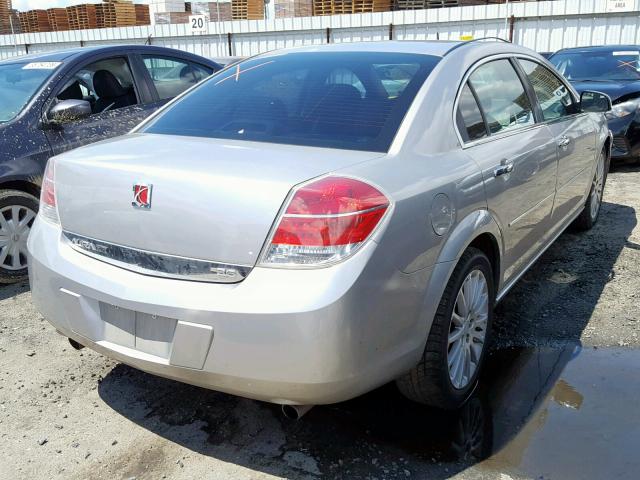 1G8ZV57777F298055 - 2007 SATURN AURA XR SILVER photo 4