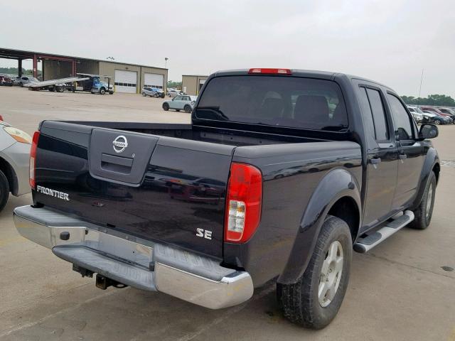 1N6AD0ERXAC424475 - 2010 NISSAN FRONTIER C BLACK photo 4