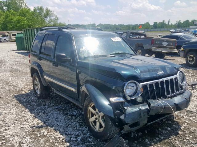 1J4GL58K45W555413 - 2005 JEEP LIBERTY LI GREEN photo 1