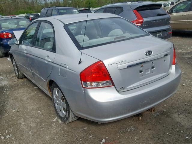 KNAFE222095660316 - 2009 KIA SPECTRA EX SILVER photo 3