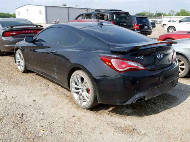 KMHHU6KJ0GU132738 - 2016 HYUNDAI GENESIS CO BLACK photo 3