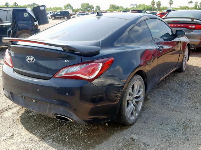 KMHHU6KJ0GU132738 - 2016 HYUNDAI GENESIS CO BLACK photo 4