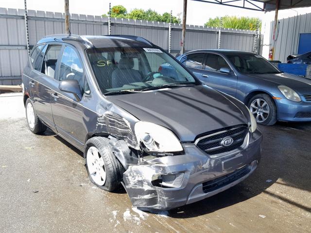 KNAFG526277069372 - 2007 KIA RONDO LX GRAY photo 1