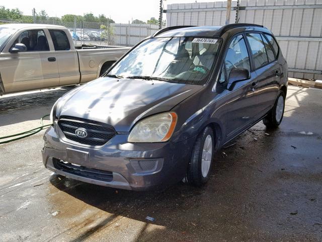 KNAFG526277069372 - 2007 KIA RONDO LX GRAY photo 2