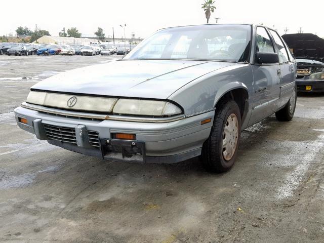 1G2WH54T3PF312345 - 1993 PONTIAC GRAND PRIX 灰色 照片 2