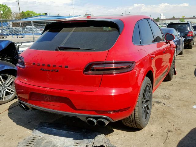 WP1AG2A59HLB50168 - 2017 PORSCHE MACAN GTS RED photo 4