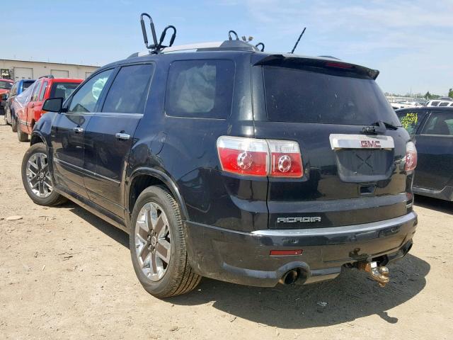 1GKKVTED4BJ380131 - 2011 GMC ACADIA DEN BLACK photo 3