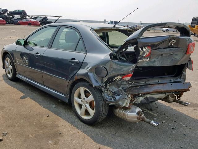 1YVHP80D155M16417 - 2005 MAZDA 6 S GRAY photo 3