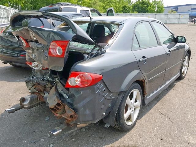 1YVHP80D155M16417 - 2005 MAZDA 6 S GRAY photo 4