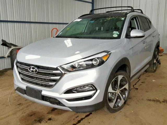 KM8J3CA25HU513533 - 2017 HYUNDAI TUCSON LIM SILVER photo 2