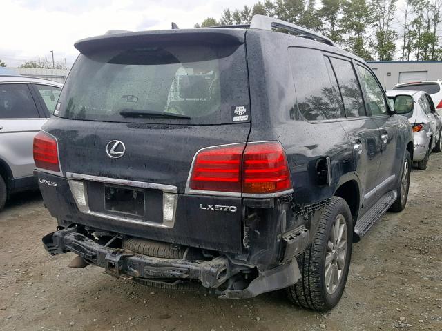 JTJHY00W294024240 - 2009 LEXUS LX 570 BLACK photo 4