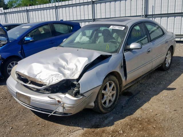 1MEHM55S13G609123 - 2003 MERCURY SABLE LS P SILVER photo 2