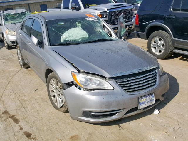 1C3CCBAB8DN642205 - 2013 CHRYSLER 200 LX SILVER photo 1