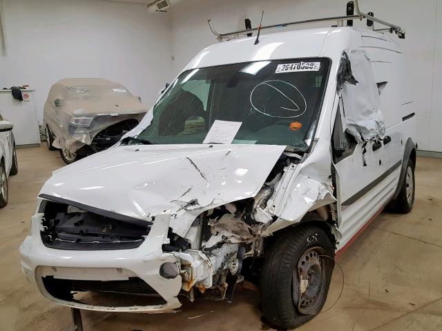 NM0LS7DN6DT130825 - 2013 FORD TRANSIT CO WHITE photo 2