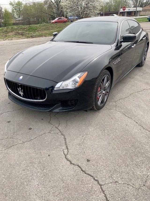 ZAM56PPA4E1072876 - 2014 MASERATI QUATTROPOR BLACK photo 2