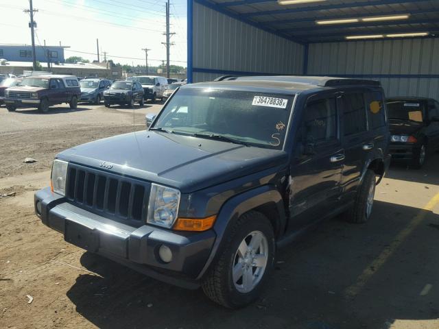 1J8HG48N96C352161 - 2006 JEEP COMMANDER CHARCOAL photo 2