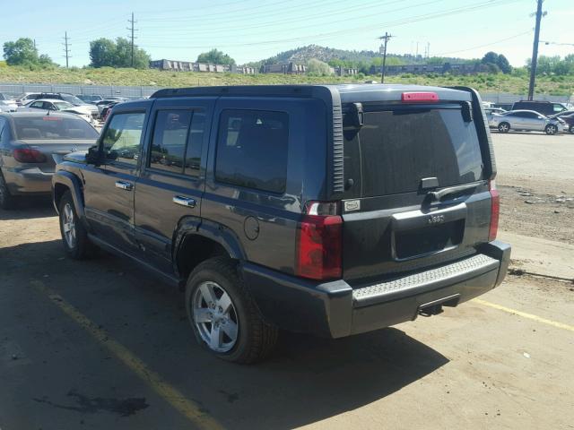 1J8HG48N96C352161 - 2006 JEEP COMMANDER CHARCOAL photo 3