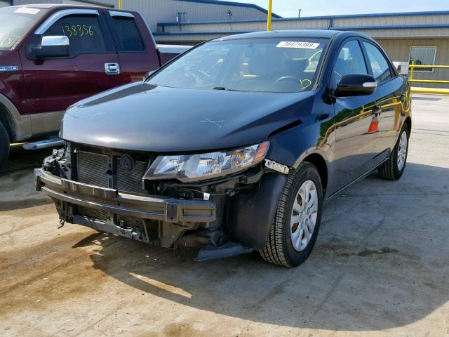 KNAFU4A26A5847306 - 2010 KIA FORTE EX BLACK photo 2