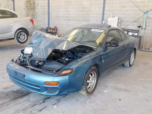 JT2AT86F2N0082397 - 1992 TOYOTA CELICA ST GREEN photo 2