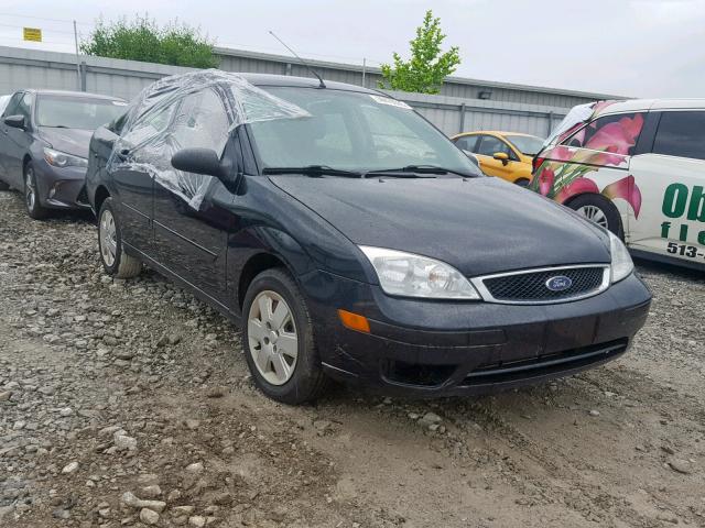 1FAFP34N87W342337 - 2007 FORD FOCUS ZX4 BLACK photo 1