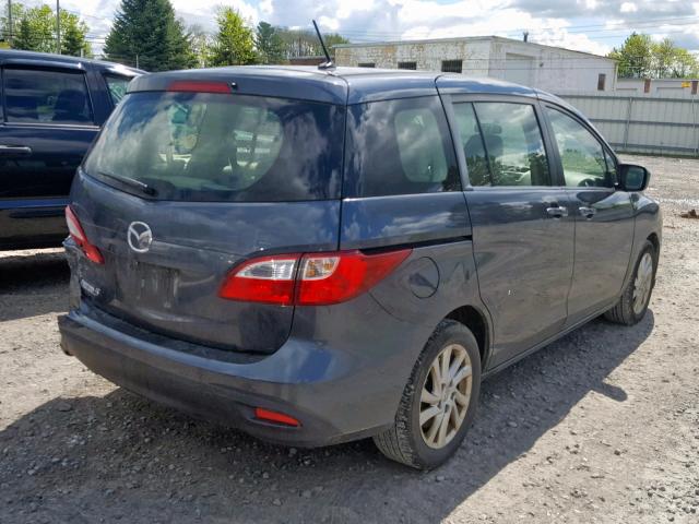 JM1CW2BL4C0131029 - 2012 MAZDA 5 GRAY photo 4