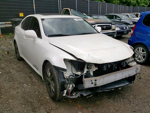 JTHBE262665002697 - 2006 LEXUS IS 350 WHITE photo 1