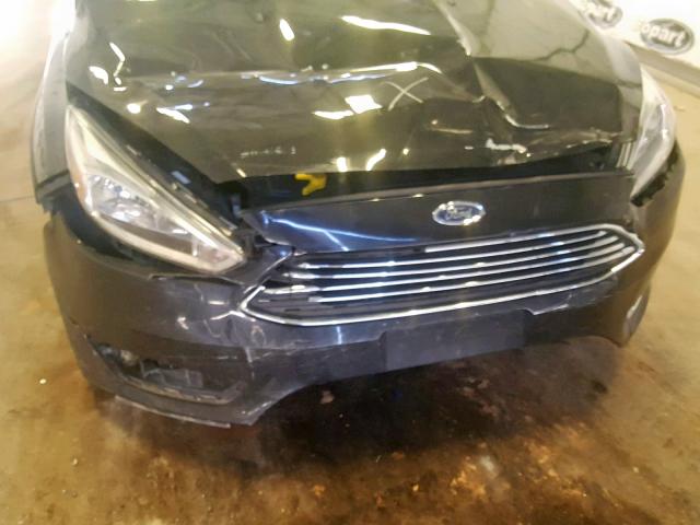 1FADP3J26FL381851 - 2015 FORD FOCUS TITA BLACK photo 9