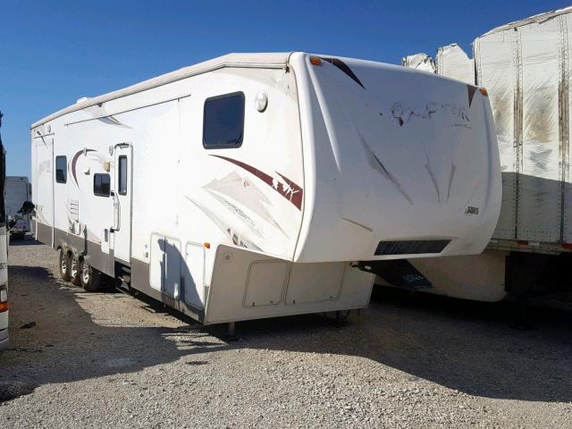 4YDF360349R800028 - 2009 KEYSTONE RAPTOR WHITE photo 1