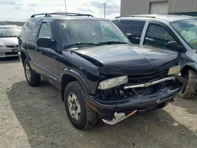 1GNCT18X63K171427 - 2003 CHEVROLET BLAZER BLACK photo 1