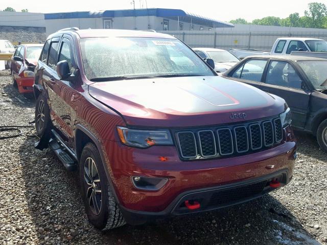 1C4RJFLG4HC754836 - 2017 JEEP GRAND CHER BURGUNDY photo 1