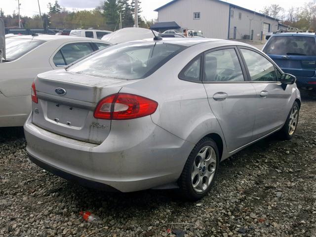 3FADP4CJXCM103345 - 2012 FORD FIESTA SEL SILVER photo 4