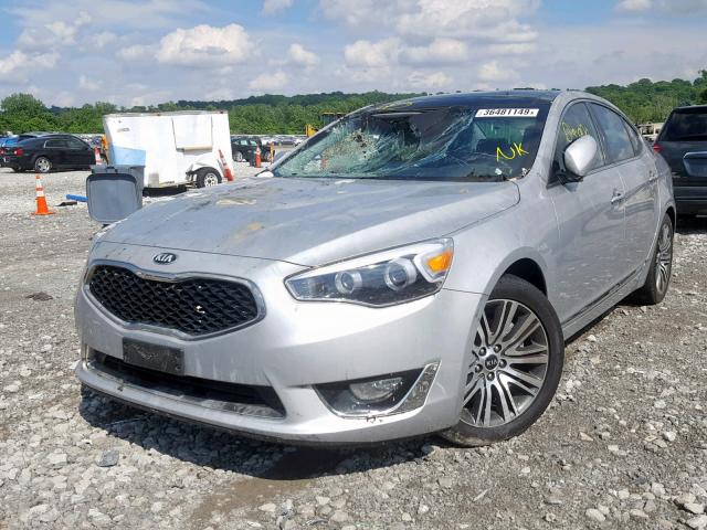 KNALN4D76G5207953 - 2016 KIA CADENZA LU SILVER photo 2