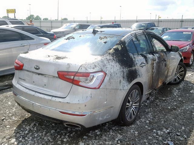 KNALN4D76G5207953 - 2016 KIA CADENZA LU SILVER photo 4