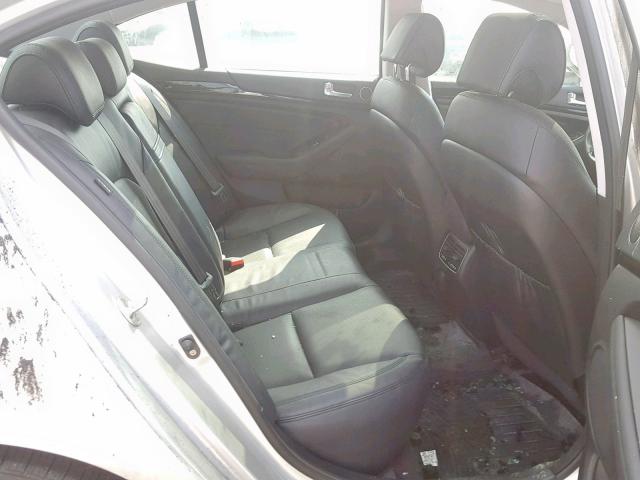 KNALN4D76G5207953 - 2016 KIA CADENZA LU SILVER photo 6