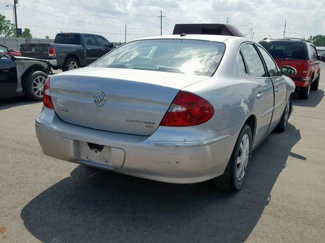 2G4WC582881265829 - 2008 BUICK LACROSSE C SILVER photo 4