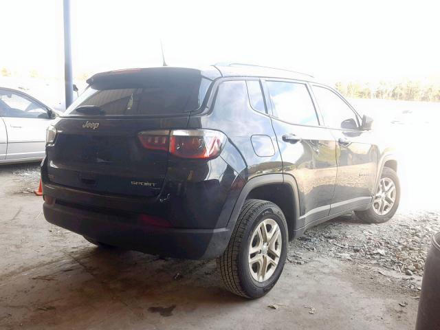 3C4NJCAB0JT489153 - 2018 JEEP COMPASS SP BLACK photo 4