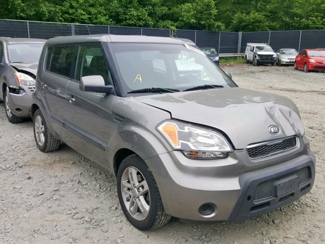 KNDJT2A22B7254343 - 2011 KIA SOUL GRAY photo 1