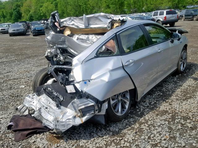 JHMZC5F37JC012089 - 2018 HONDA CLARITY TO GRAY photo 4