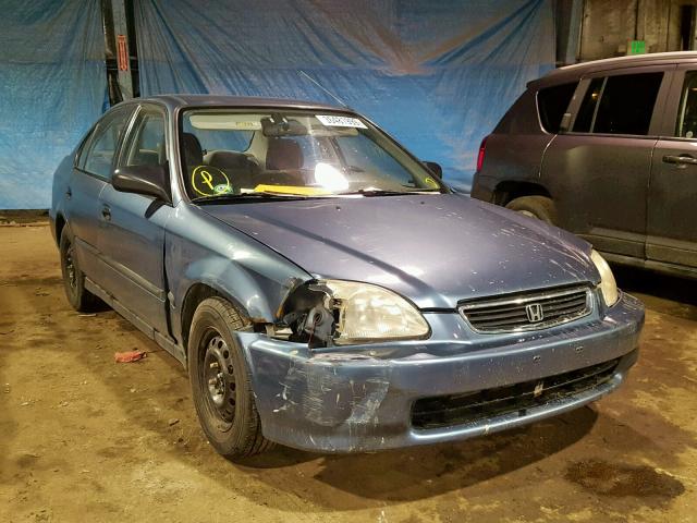 1HGEJ652XWL003884 - 1998 HONDA CIVIC DX BLUE photo 1